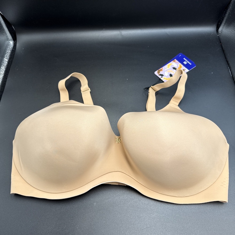 HoneyLove CloudEmbrace Wireless Bra Womens 42DD‎ (E) Molded Memory Foam Nude